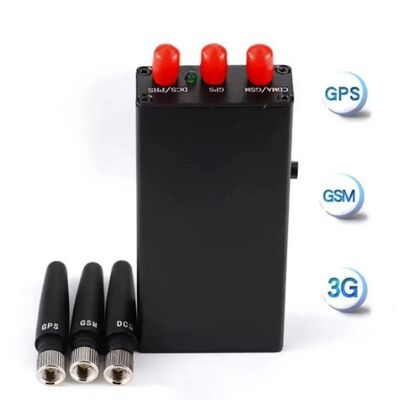 Portable Handheld Signal Jammer 3 Antennas GSM 2G 3G GPS RF Signal Jammer Detector