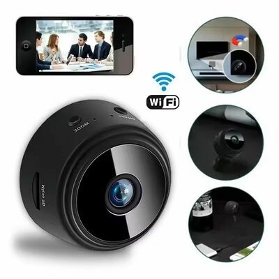 Wireless IP Cameras 1080P WiFi Mini Camera 150 Angle Nanny Cam Night Vision