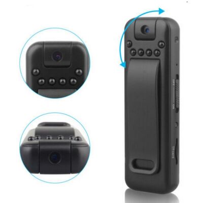 Body Cam Rotating Camera HD Video Voice Recorder DV Camera Mini Clip Recorder