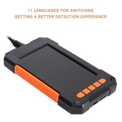 1080P Wide Angle Industrial Endoscope Camera IP67 With LCD Display