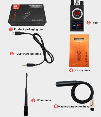 Anti Eavesdropping Detector RF Wireless Gsm Signal Wiretapping Tracker for Security