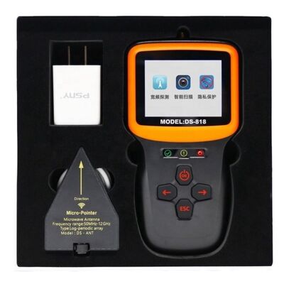 DS818 Radio Wave GPS Tracker Wireless Signal Detector Camera GSM Cellphone Signal Finder