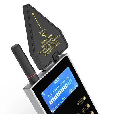 Wireless Audio Bug GPS Camera Detector Finder with Battery-Powered Anti RF Detection
