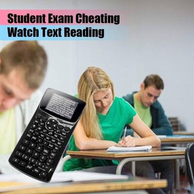 Large LCD Display Dual Power Handheld Desktop Calculator with 900 mAH Battery Capacity