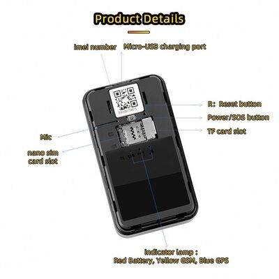 AGPS Micro GSM Remote Listening Device Strong Magnetic Vehicle GPS Tracker