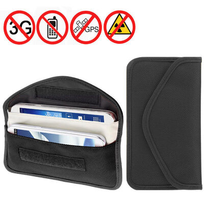 Anti Tracking Bag Anti Spying Phone Case GPS RFID Blocking Wallet OEM / ODM