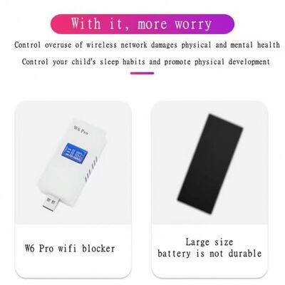 Home Portable Handheld Signal Jammer USB 2.4G 5.8G Wireless WIFI Detector