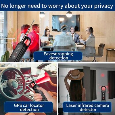 500mAh Battery Personal Security Guard Wireless Signal RF Detector Mini Smart Camera Detector Finder Made of ABS Plasatic