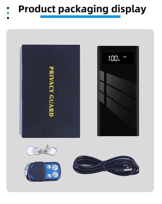 Function Security Display Portable Power Bank Style 9000mah for Long Time Audio Recording and AntiVoice Recorder Defense