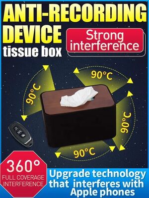 5000mah Battery ABS High Power Voice Recording Blocker 360 Degree Detecting