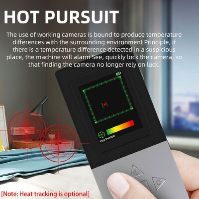 3.7V RF Signal Detector Heat Seeking AI Auto Scanner Hidden Cam GPS Tracker Wireless Signal Scanner