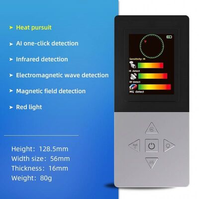 3.7V RF Signal Detector Heat Seeking AI Auto Scanner Hidden Cam GPS Tracker Wireless Signal Scanner