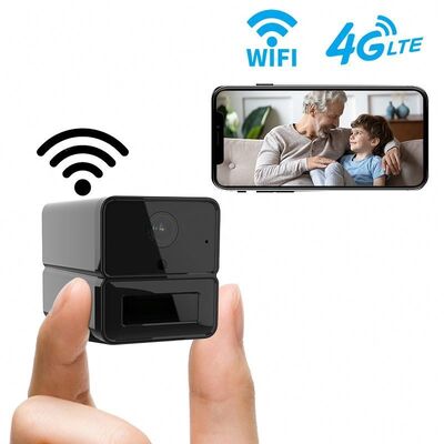 Wide View Angle Mini 4G WIFI Camera Sim Card CCTV Network Camera D2 Resolution 1920x1080P 30FPS