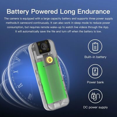 Portable Mini WIFI Camera Rechargeable Battery Wide Angle Wireless Home Surveillance Camera