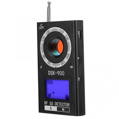 Handheld Wireless RF Signal Detector 1MHz - 6.5GHz For Car GPS And Hidden Camera Tracker
