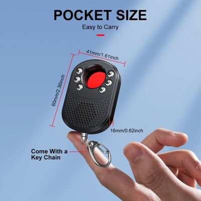 Hotel 90mAh Rechargeable Battery Anti Spy Hidden Camera Detector For Preventing Monitoring